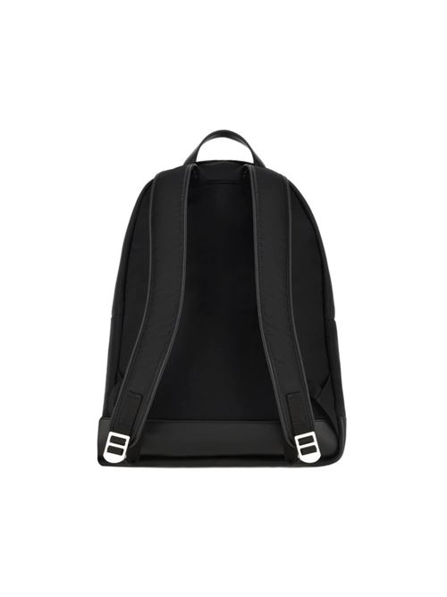 Zaino da uomo in tessuto tecnico con dettagli in pelle, colore nero HOGAN | KBM01UG0300UIMB999